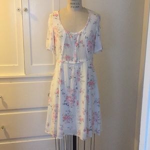 Kooples dress white printed